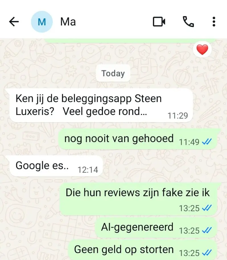 Steen luxeris kristel verbeke john steen afspraak uit de schulden IS EEN SCAM - Webdesign Antwerpen