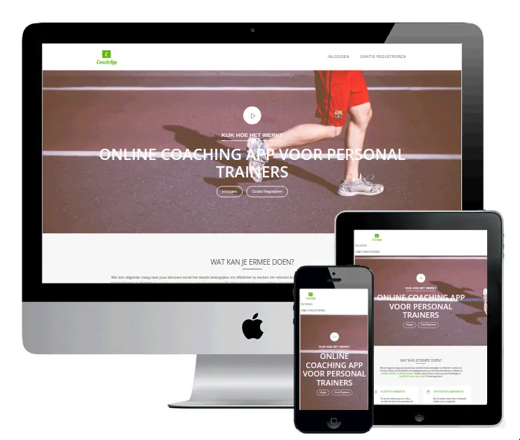 CoachApp - Webdesign Antwerpen