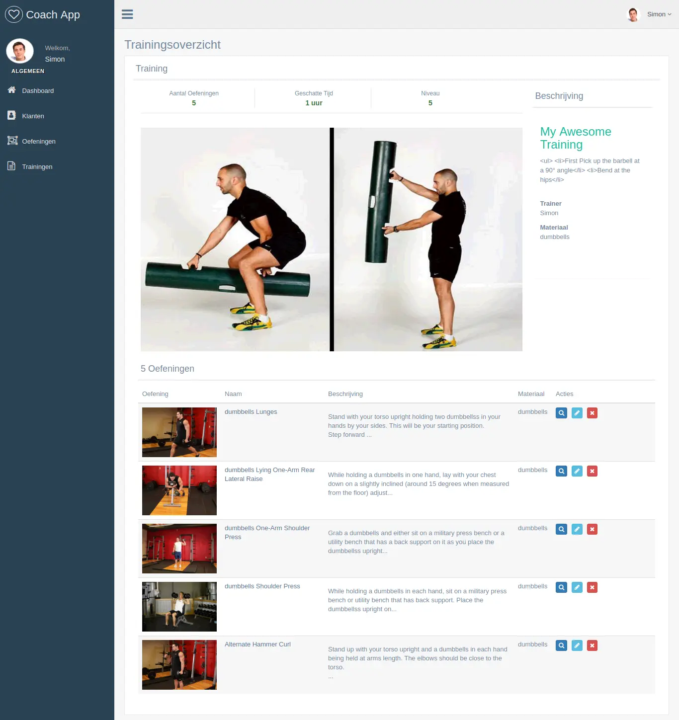 CoachApp - Webdesign Antwerpen