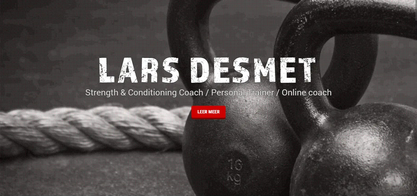 Lars Desmet Personal Training - Webdesign Antwerpen