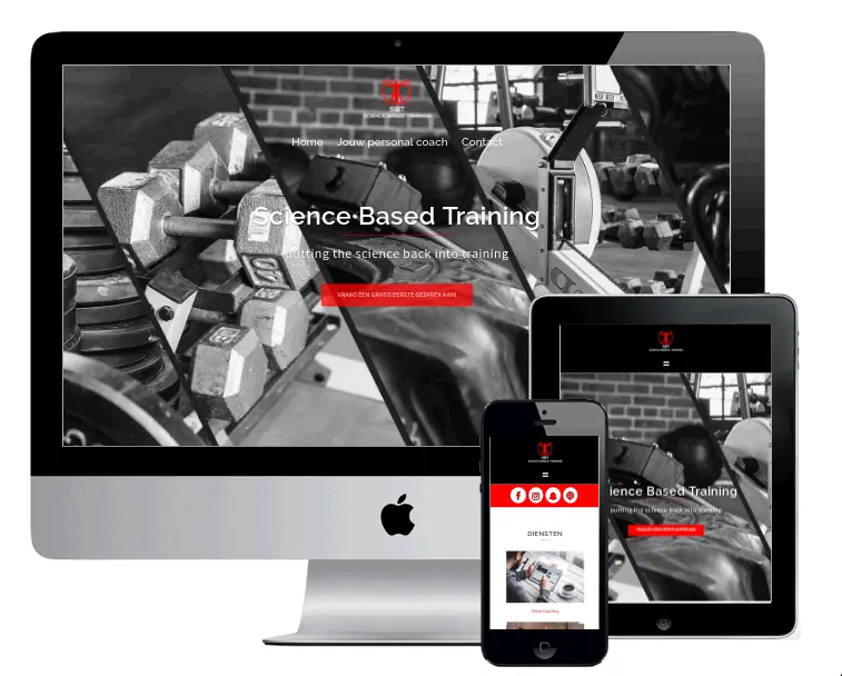 Science Based Training - Webdesign Antwerpen