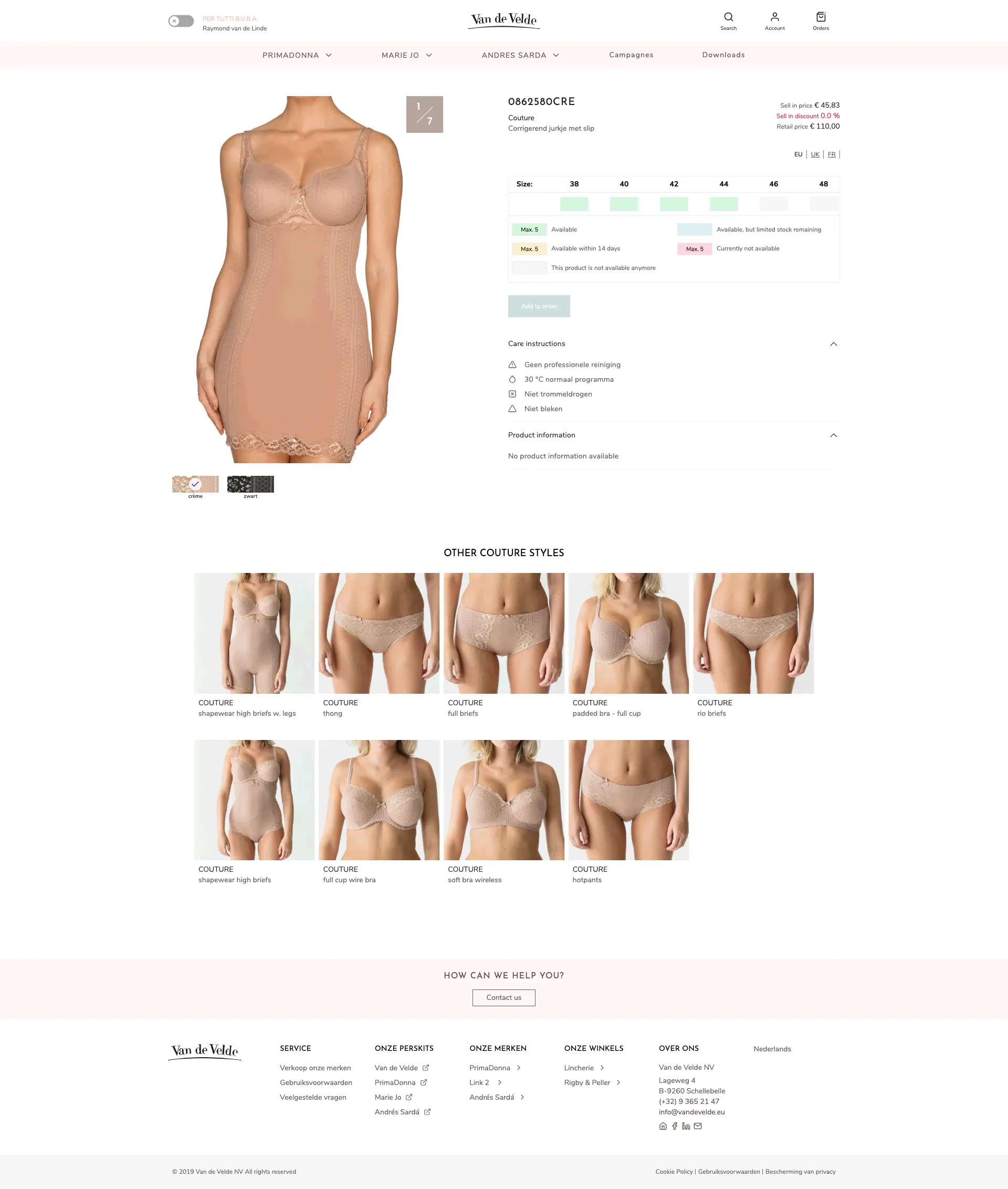 Van De Velde - Webdesign Antwerpen
