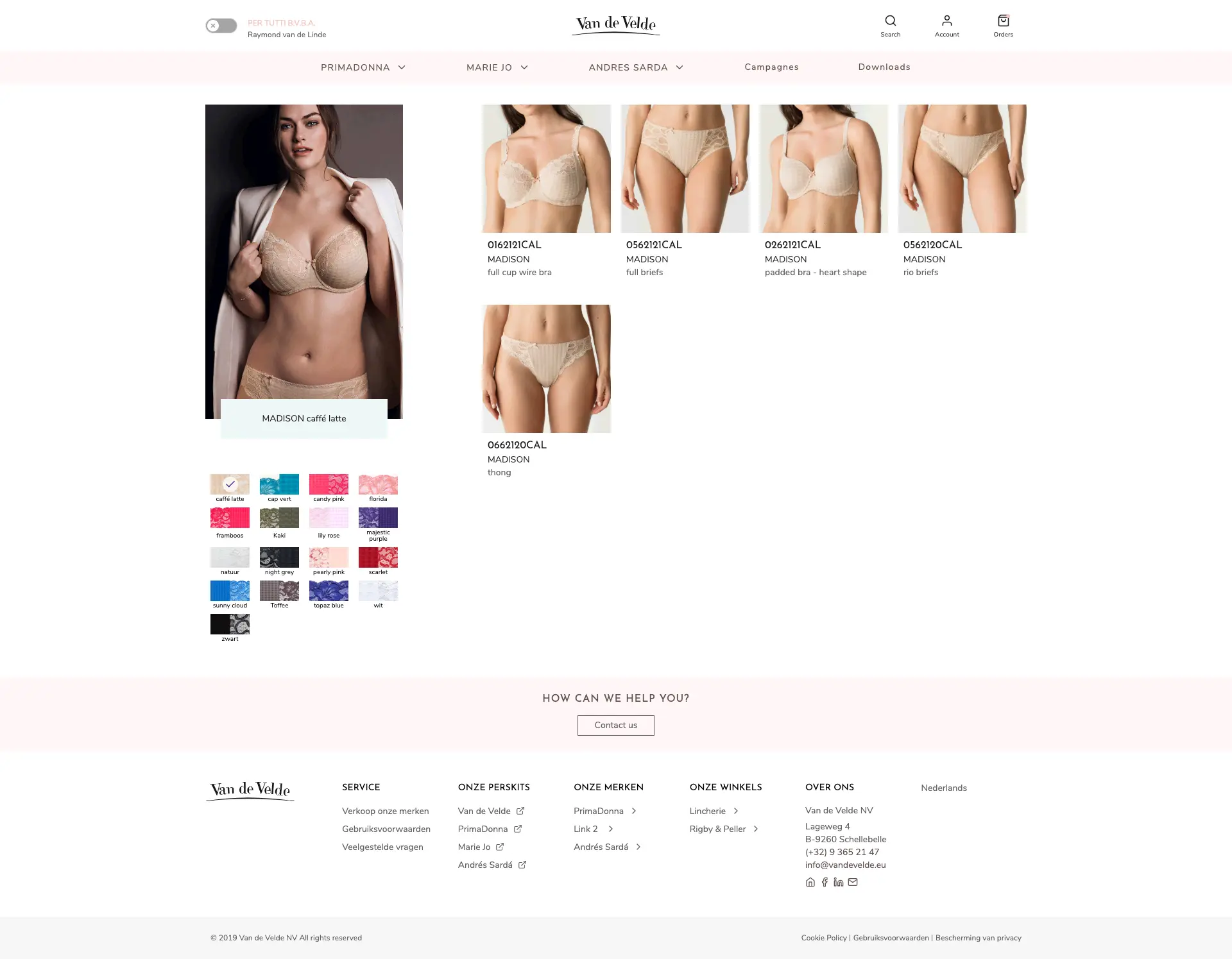Van De Velde - Webdesign Antwerpen