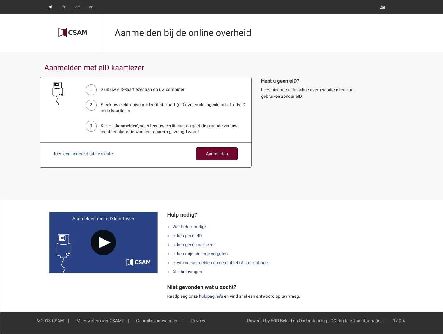 Vlaamse Overheid - Webdesign Antwerpen