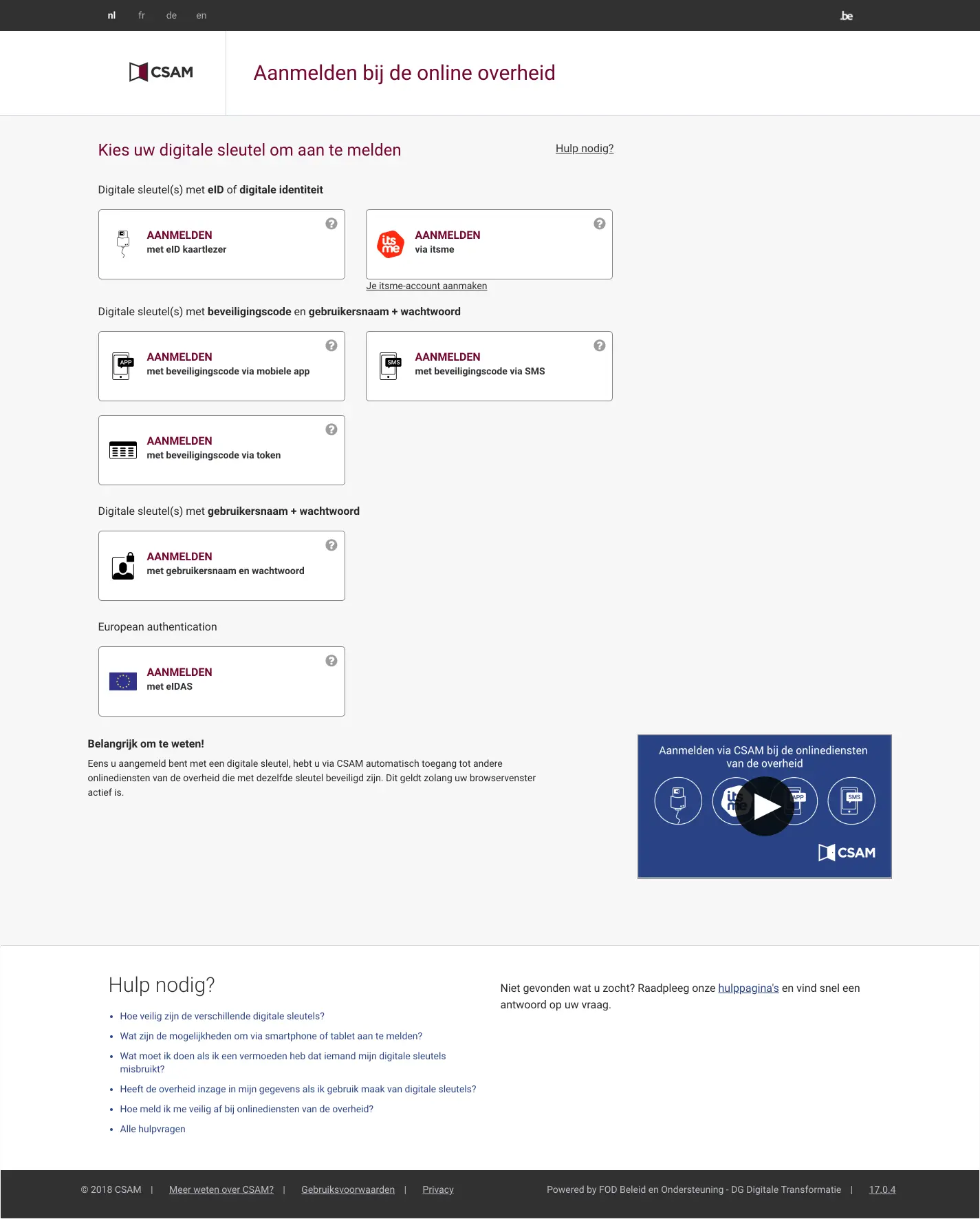 Vlaamse Overheid - Webdesign Antwerpen